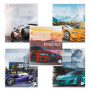 Тетрадь 18 л. BRAUBERG клетка, обложка картон, "SPORTS CAR", 106479 - Тетради 12-24 листов