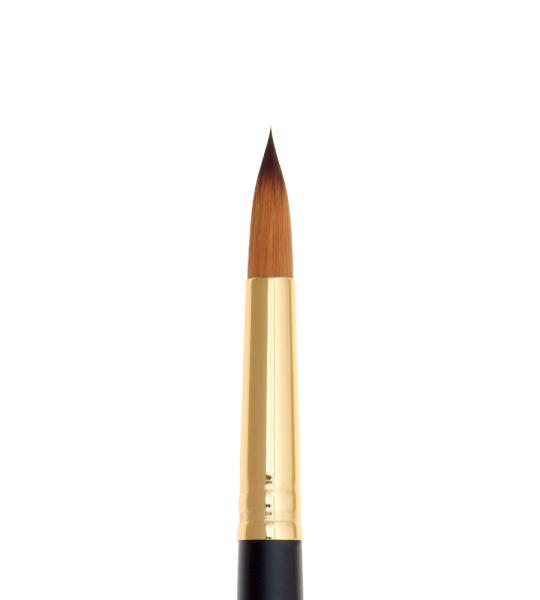 Кисть Roubloff синтетика имитация колонка круглая №9 серия 1S15 - Кисти художественные из синтетического волоса
