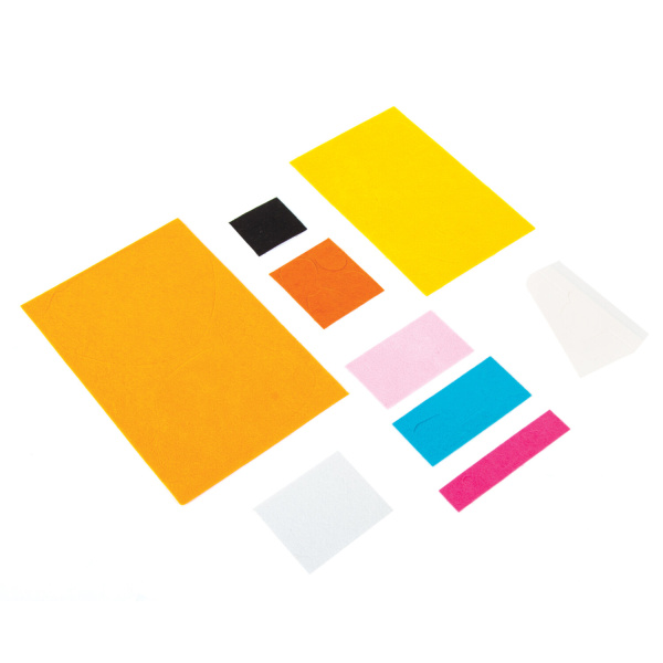 Набор для творчества "Аппликация из фетра", "Хомяк", основа 20х15 см, ЮНЛАНДИЯ, 662388 - Создание аппликаций