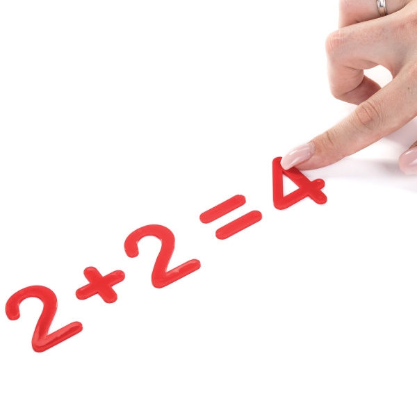 Касса цифр и счетных материалов 132 элемента, пенал, ПИФАГОР, 106146 - Кассы "Учись считать"