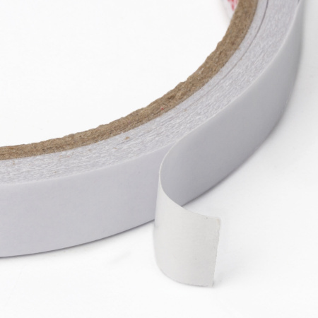 Клейкая двухсторонняя лента 12 мм*10 м, БУМАЖНАЯ ОСНОВА, 1 шт, BRAUBERG - Клейкие ленты канцелярские