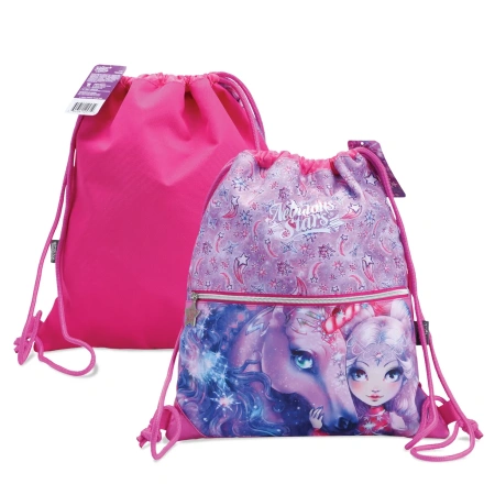 Серия Nebulia: Сумка-мешок для сменной обуви, спортивной одежды, для девочки - Сумки для обуви