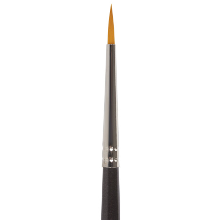 Кисть художественная проф. BRAUBERG ART CLASSIC, синтетика жесткая, круглая, № 1, длинная ручка, 200656 - Кисти художественные из синтетического волоса