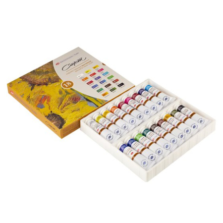 Набор масляных красок "Сонет " картонная упаковка 18 шт х 18 мл - Масляные краски художественные в наборах