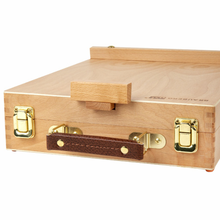 Этюдник-мольберт из бука настольный с ящиком, 27х37х67 см, высота холста до 53 см, BRAUBERG ART, 192251 - Этюдники