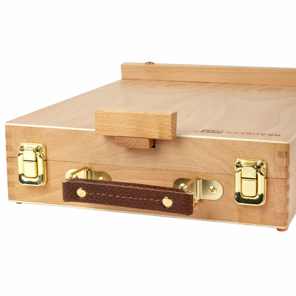 Этюдник-мольберт из бука настольный с ящиком, 27х37х67 см, высота холста до 53 см, BRAUBERG ART, 192251 - Этюдники