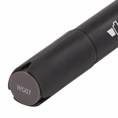 Маркер для скетчинга двусторонний 1 мм - 6 мм BRAUBERG ART CLASSIC, ТЕПЛЫЙ СЕРЫЙ 7 (WG07), 151874 - Скетчмаркеры поштучно