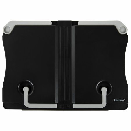 Подставка для книг и учебников BRAUBERG Black, регулируемый угол наклона, прочный ABS-пластик, 238062 - Подставки для книг