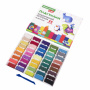 Пластилин классический BRAUBERG KIDS, 45 цветов, 630 г, стек, ВЫСШЕЕ КАЧЕСТВО, 106680 - Пластилин