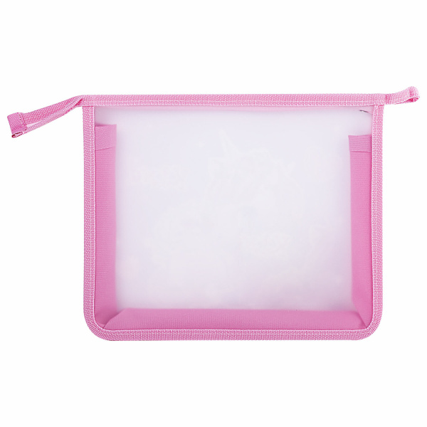 Папка для тетрадей ПИФАГОР А5, 1 отделение, пластик, на молнии, "Happy Unicorn", 271495 - Папки для тетрадей и уроков труда