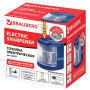 Точилка электрическая BRAUBERG "STANDARD", 2 отверстия для карандашей (включая утолщенные), питание от 4 батареек АА, 228423 - Точилки электрические