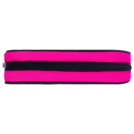 Пенал-косметичка BRAUBERG овальный, полиэстер, "Pink", 22х9х5 см, 229270 - Пеналы мягкие