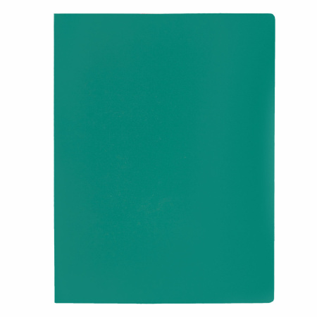 Папка с боковым металлическим прижимом STAFF, зеленая, до 100 листов, 0,5 мм, 229235 - Папки с прижимом