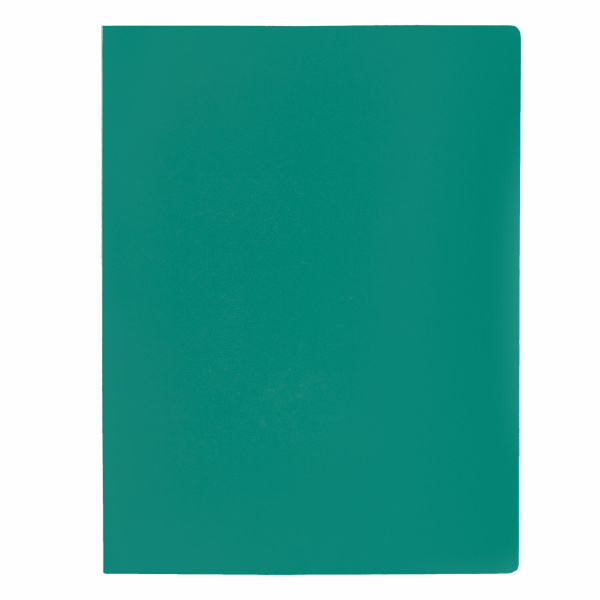Папка с боковым металлическим прижимом STAFF, зеленая, до 100 листов, 0,5 мм, 229235 - Папки с прижимом