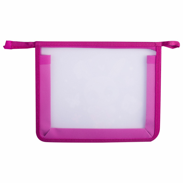 Папка для тетрадей ПИФАГОР А5, 1 отделение, пластик, на молнии, "Lovely Bunny", 271493 - Папки для тетрадей и уроков труда