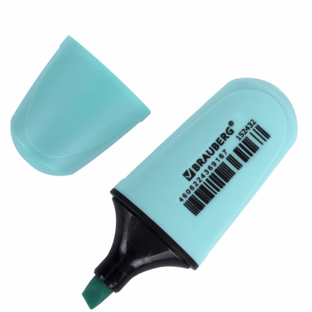 Текстовыделитель мини BRAUBERG "PASTEL Mini", АССОРТИ В ПЛАСТИКОВОЙ БАНКЕ, линия 1-5 мм, 152432 - Текстовыделители