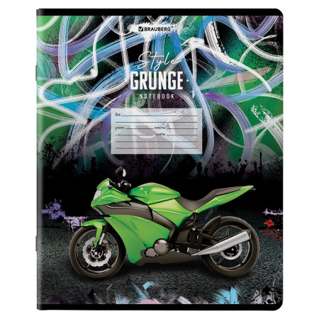 Тетради 18 л. КОМПЛЕКТ 10 шт. BRAUBERG, клетка, обложка картон, DRIVE, 106669 - Тетради 12-24 листов