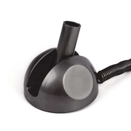 Ручка шариковая настольная BRAUBERG "Стенд-Пен", СИНЯЯ, пружинка, корпус черный, линия письма 0,5 мм, 141351 - Ручки шариковые на подставке