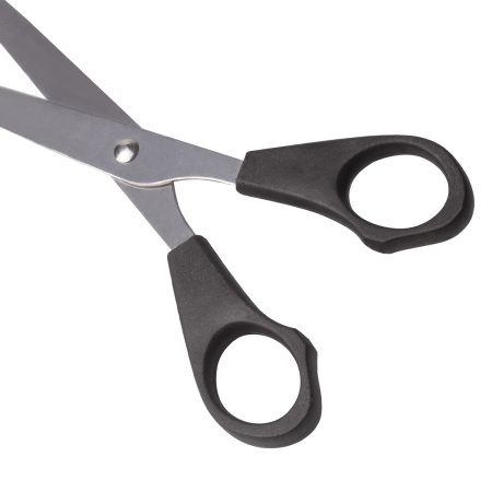 Ножницы STAFF "Basic", 180 мм, чёрные, ПВХ чехол с европодвесом, 236939 - Ножницы универсальные