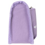 Пенал-косметичка ЮНЛАНДИЯ, 2 отделения, полиэстер, "Heart", фиолетовый, 21х6х9 см, 270259 - Пеналы мягкие