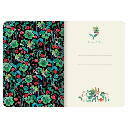 Тетрадь-скетчбук 60 л. обложка SoftTouch, бежевая бумага 70 г/м2, сшивка, В5 (179х250 мм), ЯГОДЫ, BRAUBERG, 403831 - Тетради более 60 листов