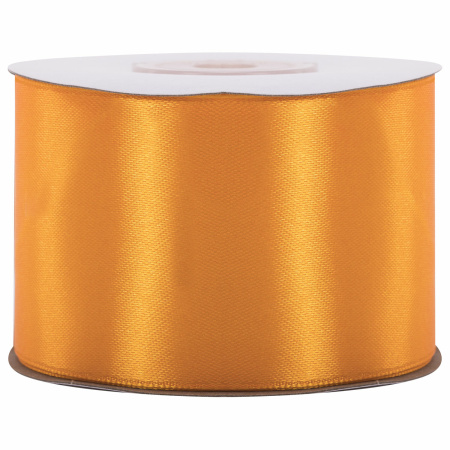 Лента атласная ширина 50 мм, длина 23 м, оранжевая, BRAUBERG, 591526 - Ленты для декора, рукоделия и упаковки подарков