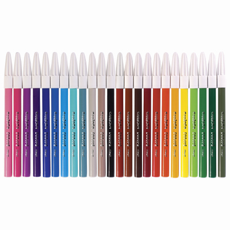 Фломастеры CARIOCA (Италия) "Doodles", 24 цвета, суперсмываемые, 42315 - Фломастеры классические