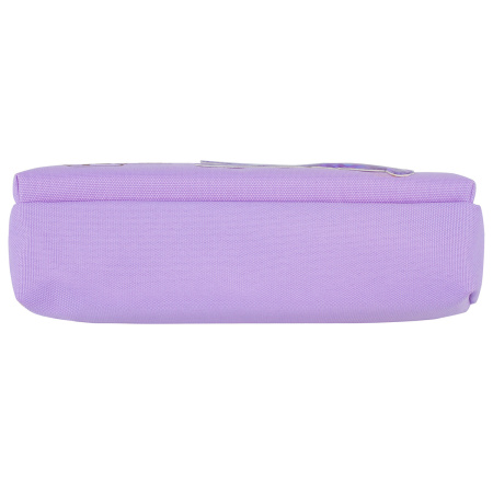 Пенал-косметичка ЮНЛАНДИЯ, 2 отделения, мягкий, "Зайка", фиолетовый, 20х7х9 см, 228989 - Пеналы мягкие