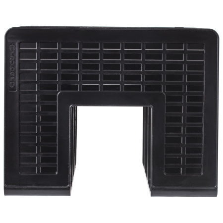 Лоток-сортер для бумаг BRAUBERG "Radikal", 3 отделения, 207х212х165 мм, сетчатый, черный, 235364 - Лотки и подставки секционные