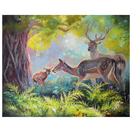 Картина по номерам 40х50 см, ОСТРОВ СОКРОВИЩ "Не бойся, малыш!", на подрамнике, акрил, кисти, 662900 - Картины по номерам