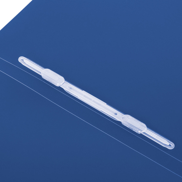 Папка с пластиковым скоросшивателем BRAUBERG "Office", синяя, до 100 листов, 0,5 мм, 222644 - Папки с пружинным и пластиковым скоросшивателем