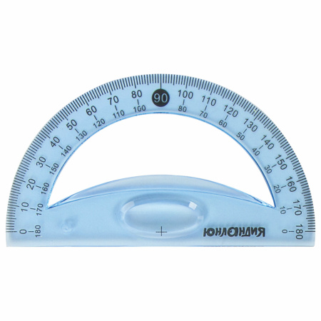 Набор чертежный малый гибкий ЮНЛАНДИЯ "FLEX" (линейка 15 см, 2 треугольника, транспортир), пенал, 210681 - Наборы чертежные