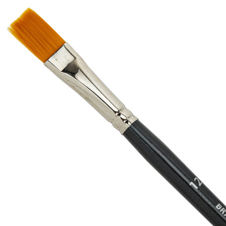 Кисти художественные набор 12 шт. в черном пенале, синтетика, BRAUBERG ART CLASSIC, № 0-14 + веерная, 200966 - Кисти художественные в наборах