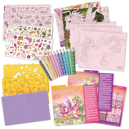 Серия Space: Раскраска для девочек - Наборы для рисования