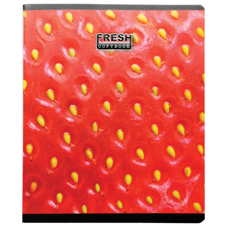 Тетрадь А5, 48 л., ПЗБМ, скоба, клетка, конгрев, выборочный TWIN лак, "Витаминка" (5 видов), 026733 - Тетради 40-48 листов