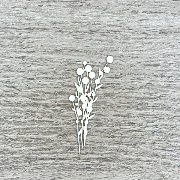 Чипборд "Полевые веточки" толщина 1,55 мм - Цветы, листочки, веточки