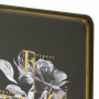 Блокнот МАЛЫЙ ФОРМАТ (100х150 мм) А6, BRAUBERG VISTA "Rose", под кожу, твердый, срез фольга, 80 л., 112097 - Бизнес-блокноты и бизнес-тетради