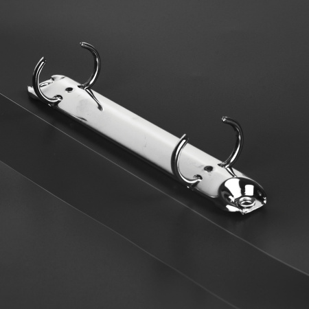 Папка на 2 кольцах BRAUBERG "Office", 25 мм, черная, до 170 листов, 0,5 мм, 227495 - Папки на кольцах