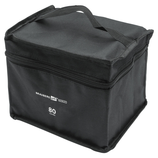 Маркеры для скетчинга двусторонние BRAUBERG ART DEBUT "WHITE", НАБОР 80 шт., чехол, 152144 - Скетчмаркеры в наборах