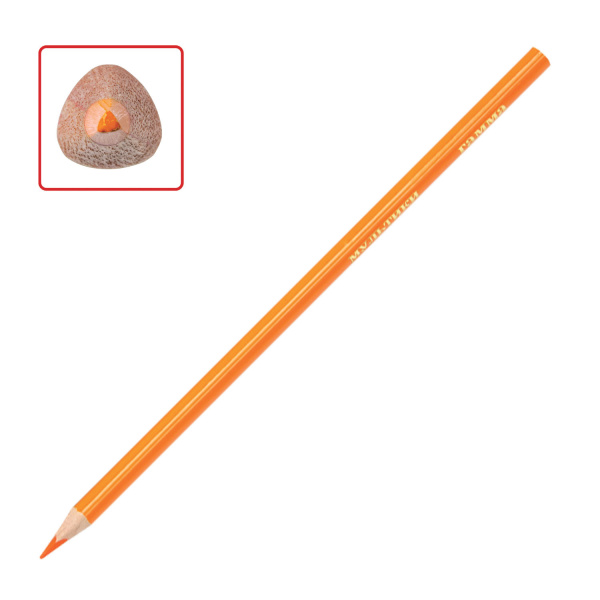 Карандаши цветные ГАММА "Мультики", 12 цветов, заточенные, трехгранные, картонная упаковка, 05091807, 050918_07 - Карандаши цветные