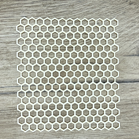 Фоновый чипборд "Соты" 17*15 см, толщина 1,5 мм