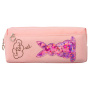 Пенал-косметичка ЮНЛАНДИЯ, 2 отделения, мягкий, "Зайка", розовый, 20х7х9 см, 228988 - Пеналы мягкие