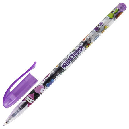 Ручки гелевые ЮНЛАНДИЯ, НАБОР 12 ЦВЕТОВ, БЛЕСТКИ, корпус с печатью, узел 0,7 мм, линия письма 0,5 мм, 142805 - Наборы гелевых ручек