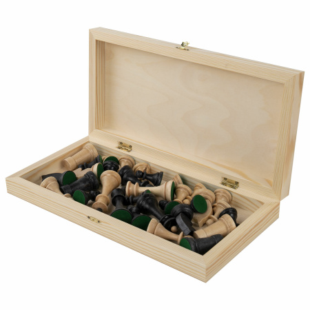 Шахматы турнирные, деревянные, большая доска 40х40 см, ЗОЛОТАЯ СКАЗКА, 664670 - Настольные игры