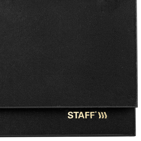 Планинг датированный 2024 300х130 мм, STAFF, гребень, обложка бумвинил, 64 л., черный, 115149 - Планинги