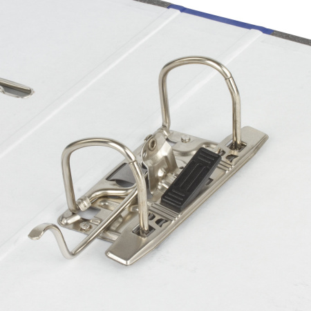 Папка-регистратор ОФИСМАГ, фактура стандарт, с мраморным покрытием, 50 мм, синий корешок, 225586 - Папки-регистраторы с арочным механизмом