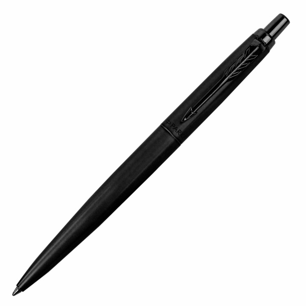 Ручка шариковая PARKER "Jotter XL Monochrome Black BT", корпус черный, нержавеющая сталь, синяя, 2122753 - Ручки шариковые подарочные