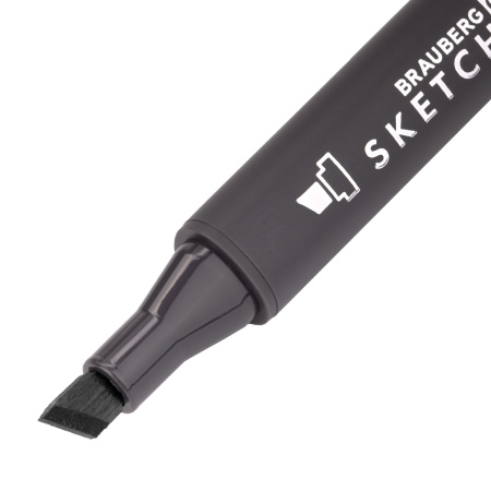 Маркер для скетчинга двусторонний 1 мм - 6 мм BRAUBERG ART CLASSIC, ОКСИД ХРОМА ЗЕЛЕНЫЙ (B962), 151844 - Скетчмаркеры поштучно