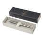 Ручка шариковая PARKER "Jotter XL Monochrome Stainless Steel CT", корпус серебристый, сталь, синяя,2122756 - Ручки шариковые подарочные