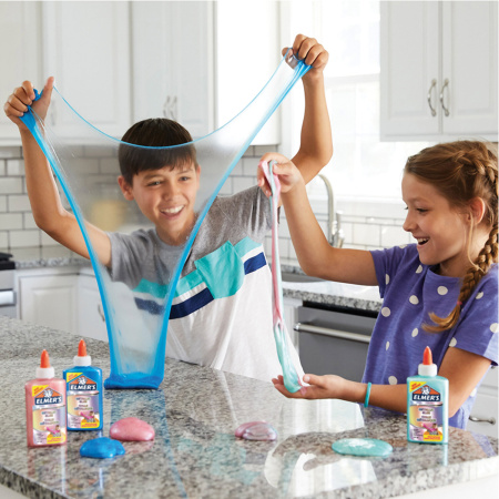 Клей для слаймов канцелярский металлик ELMERS Metallic Glue, 147 мл, бирюзовый, 2109493 - Изготовление слаймов